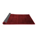 Abstract Red Modern Area Rugs