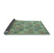 Sideview of Abstract Light Blue Modern Rug, abs5572lblu