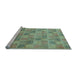 Sideview of Machine Washable Abstract Light Blue Modern Rug, wshabs5572lblu