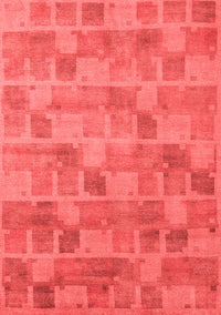 Abstract Red Modern Rug, abs5572red