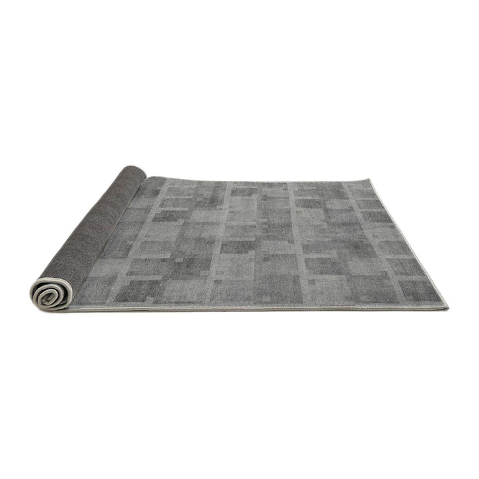 Sideview of Abstract Gray Modern Rug, abs5572gry