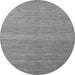 Round Abstract Gray Modern Rug, abs5573gry