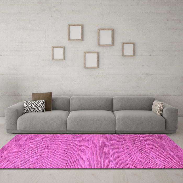 Machine Washable Abstract Purple Modern Area Rugs in a Living Room, wshabs5573pur