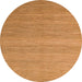 Round Abstract Orange Modern Rug, abs5573