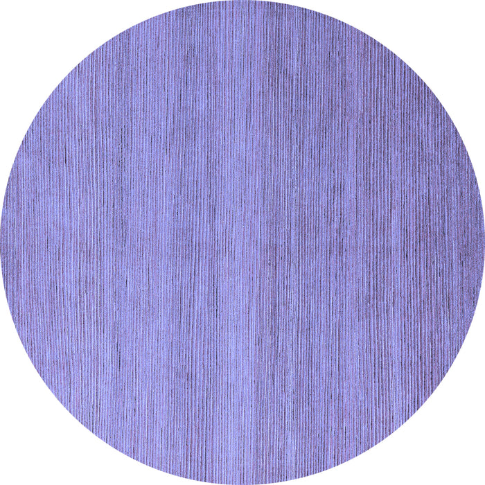 Round Abstract Blue Modern Rug, abs5573blu