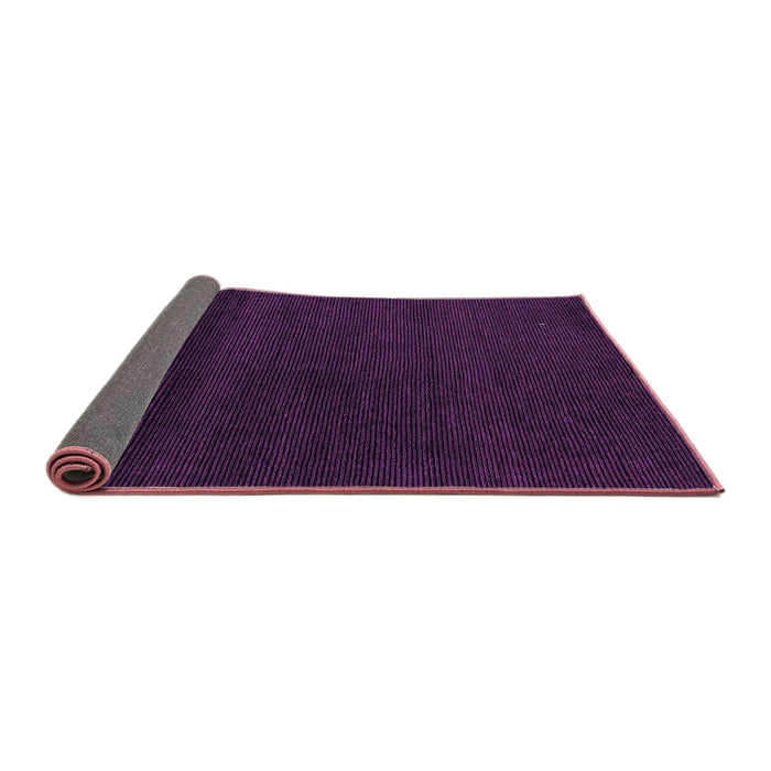 Sideview of Abstract Purple Modern Rug, abs5574pur