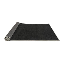 Sideview of Abstract Gray Modern Rug, abs5574gry