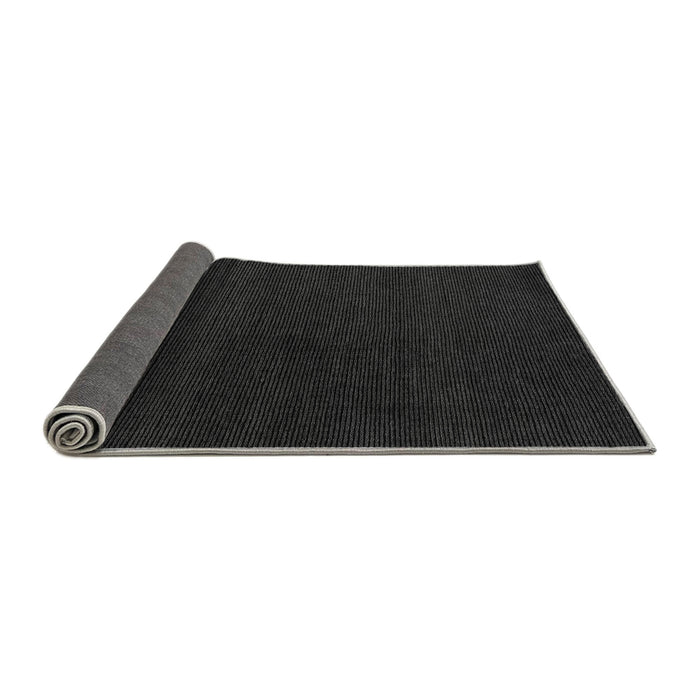 Sideview of Abstract Gray Modern Rug, abs5574gry