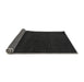 Sideview of Abstract Gray Modern Rug, abs5574gry