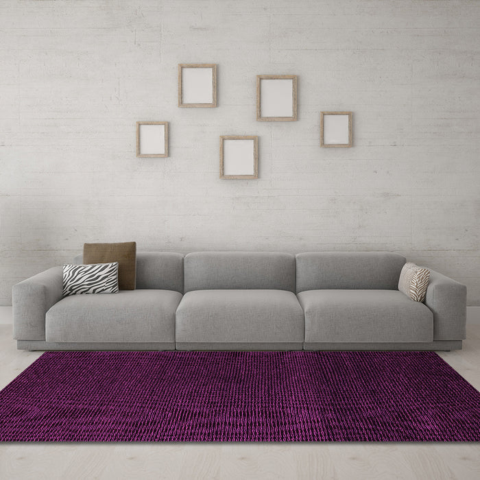 Machine Washable Abstract Pink Modern Rug in a Living Room, wshabs5574pnk