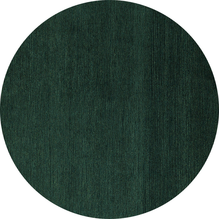 Round Abstract Turquoise Modern Rug, abs5574turq