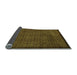 Sideview of Abstract Light Blue Modern Rug, abs5575lblu