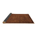 Sideview of Abstract Brown Modern Rug, abs5575brn