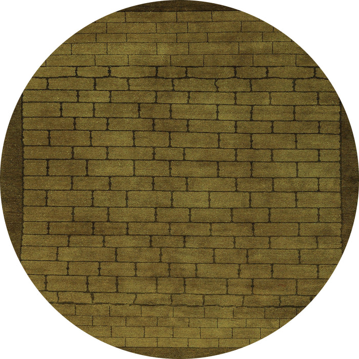 Round Machine Washable Abstract Light Blue Modern Rug, wshabs5575lblu