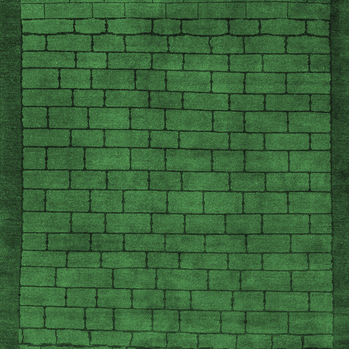 Abstract Emerald Green Modern Rug, abs5575emgrn