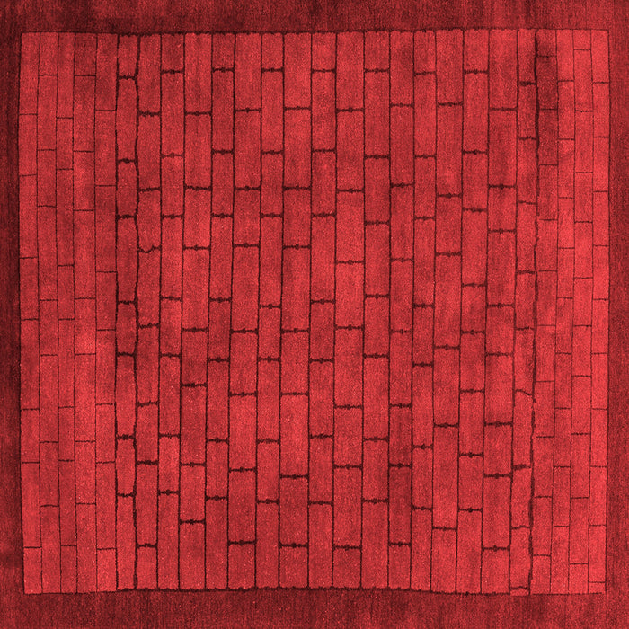Machine Washable Abstract Red Modern Rug, wshabs5575red