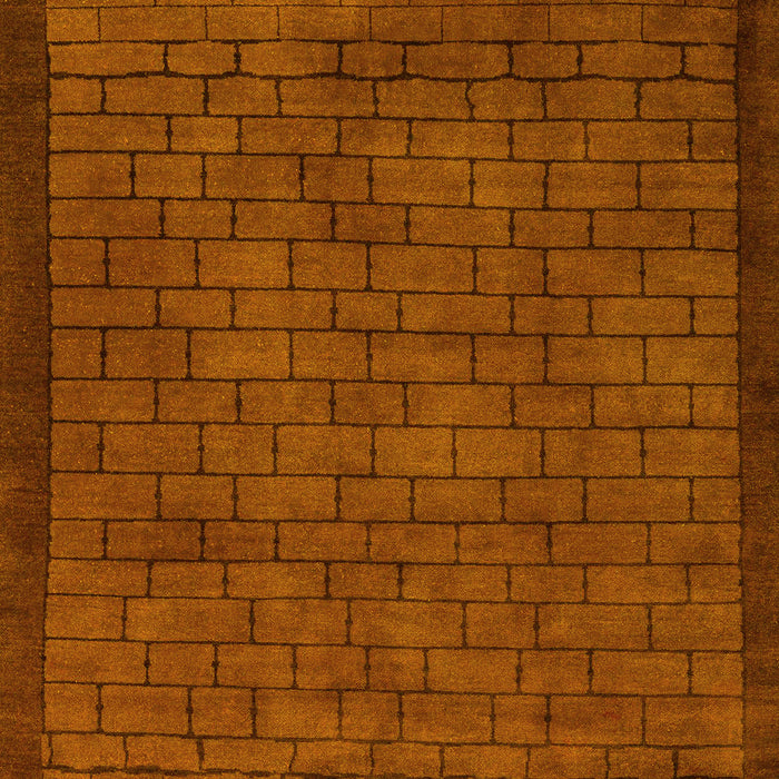 Abstract Yellow Modern Rug, abs5575yw