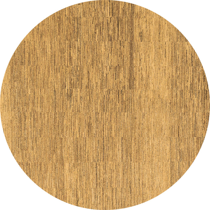 Round Solid Brown Modern Rug, abs5576brn