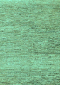 Solid Turquoise Modern Rug, abs5576turq