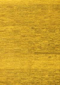 Solid Yellow Modern Rug, abs5576yw