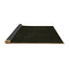 Sideview of Abstract Brown Modern Rug, abs5577brn