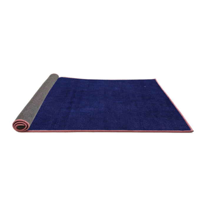 Sideview of Abstract Purple Modern Rug, abs5577pur