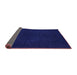 Sideview of Abstract Purple Modern Rug, abs5577pur