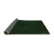 Sideview of Abstract Emerald Green Modern Rug, abs5577emgrn