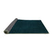 Sideview of Abstract Turquoise Modern Rug, abs5577turq