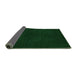 Sideview of Abstract Green Modern Rug, abs5577grn