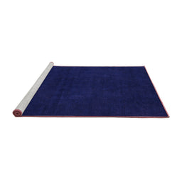 Sideview of Machine Washable Abstract Purple Modern Area Rugs, wshabs5577pur