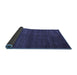 Sideview of Abstract Blue Modern Rug, abs5578blu