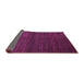 Sideview of Abstract Pink Modern Rug, abs5578pnk