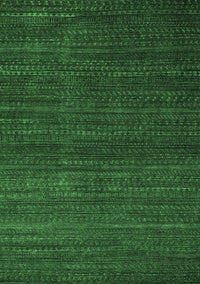 Abstract Emerald Green Modern Rug, abs5578emgrn