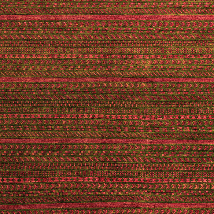 Machine Washable Abstract Orange Modern Area Rugs, wshabs5578org