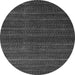 Round Machine Washable Abstract Gray Modern Rug, wshabs5578gry