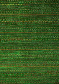 Abstract Green Modern Rug, abs5578grn