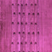 Square Abstract Purple Modern Rug, abs5579pur