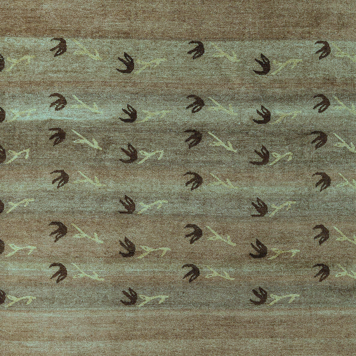 Abstract Light Blue Modern Rug, abs5579lblu