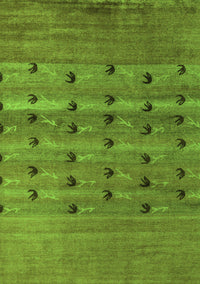 Abstract Green Modern Rug, abs5579grn