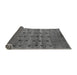 Sideview of Abstract Gray Modern Rug, abs5579gry