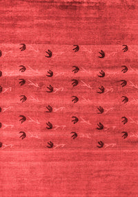 Abstract Red Modern Rug, abs5579red