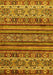 Abstract Yellow Modern Rug, abs557yw