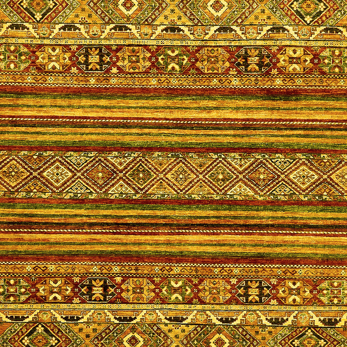 Abstract Yellow Modern Rug, abs557yw