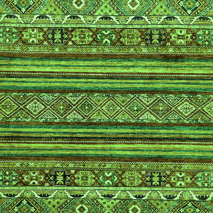 Machine Washable Abstract Green Modern Area Rugs, wshabs557grn
