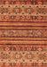 Machine Washable Abstract Orange Modern Area Rugs, wshabs557org