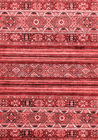 Abstract Red Modern Rug, abs557red