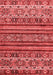 Abstract Red Modern Area Rugs