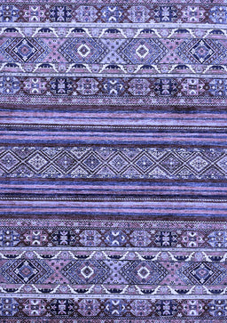 Abstract Blue Modern Rug, abs557blu