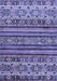 Abstract Blue Modern Rug, abs557blu